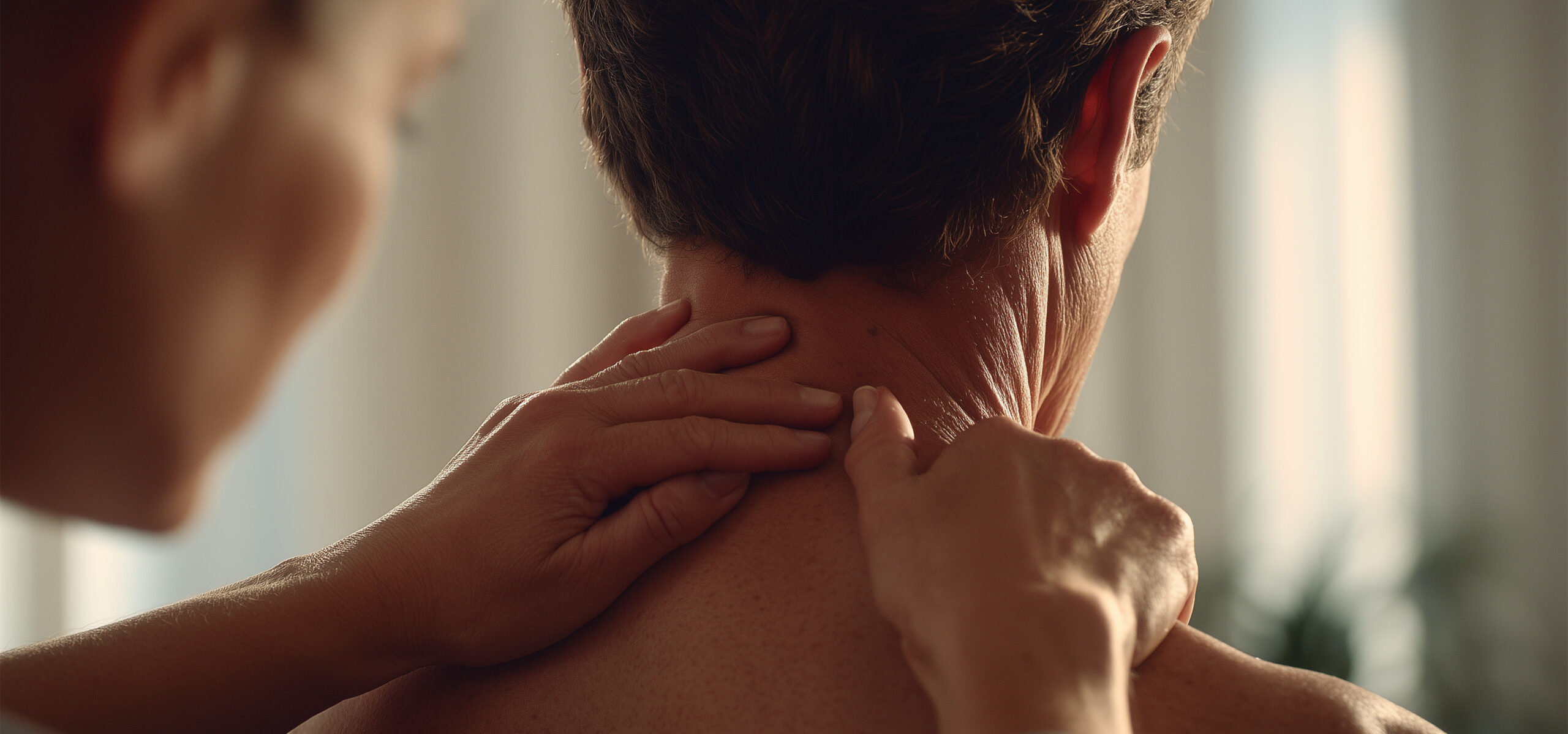 Nackenmassage zur Schmerzlinderung